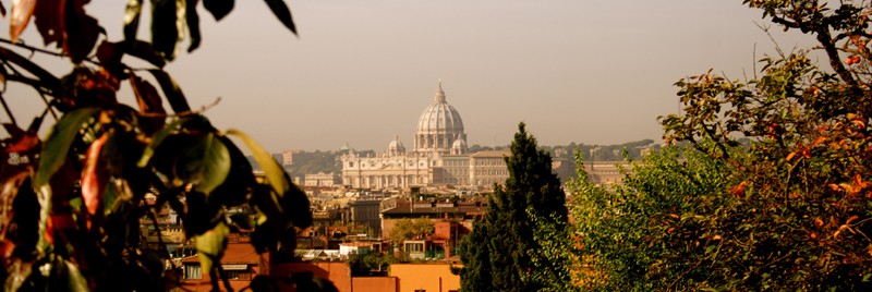 Vista del Vaticano desde Vila Borghese